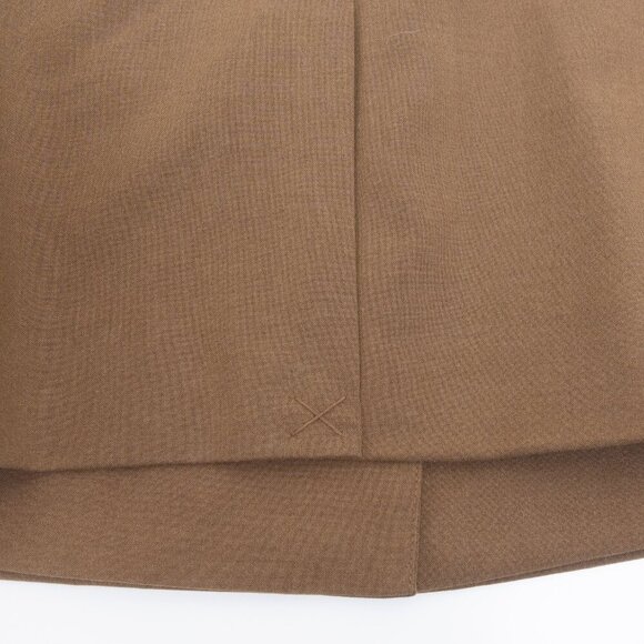 Frank and Oak The Relaxed Single Breasted Blazer Medium Brown - Picture 13 of 16